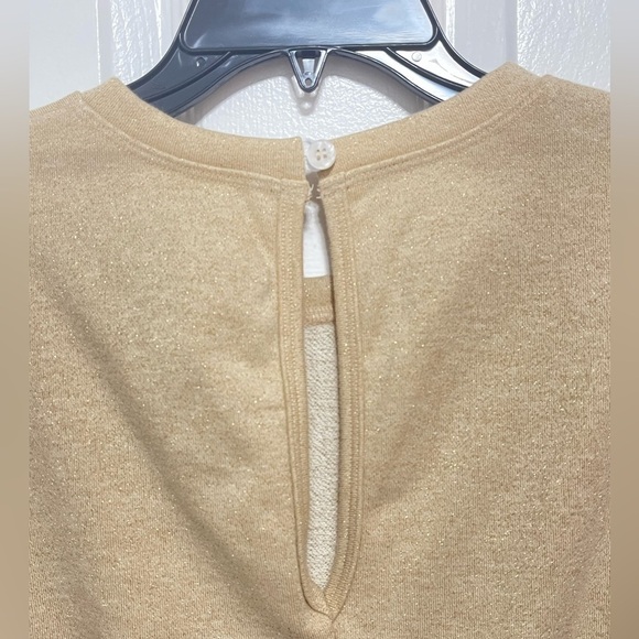 [Smash + Tess] Backyard Shorty Romper in Natural Shimmer - S - Picture 5 of 6